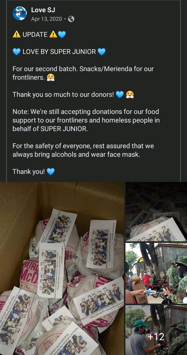 2 years ago. 💙 Food Project for our frontliners! 💙☺

m.facebook.com/story.php?stor…