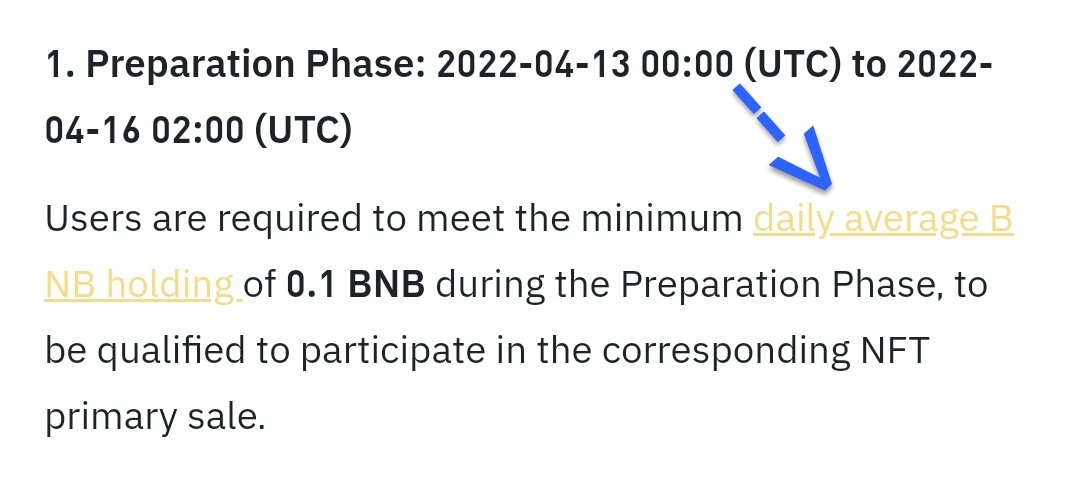 ARandomStepNUsR's tweet photo. @FrenchBorg ⚠️ Binance indique qu'il faut "hold du BNB". Hold du BNB ne consiste pas nécessairement à le mettre en spot. Vous pouvez les mettre dans votre Vault (par exemple) pour générer des revenus passif en même temps que votre participation 😌 https://t.co/OjyHats8AN