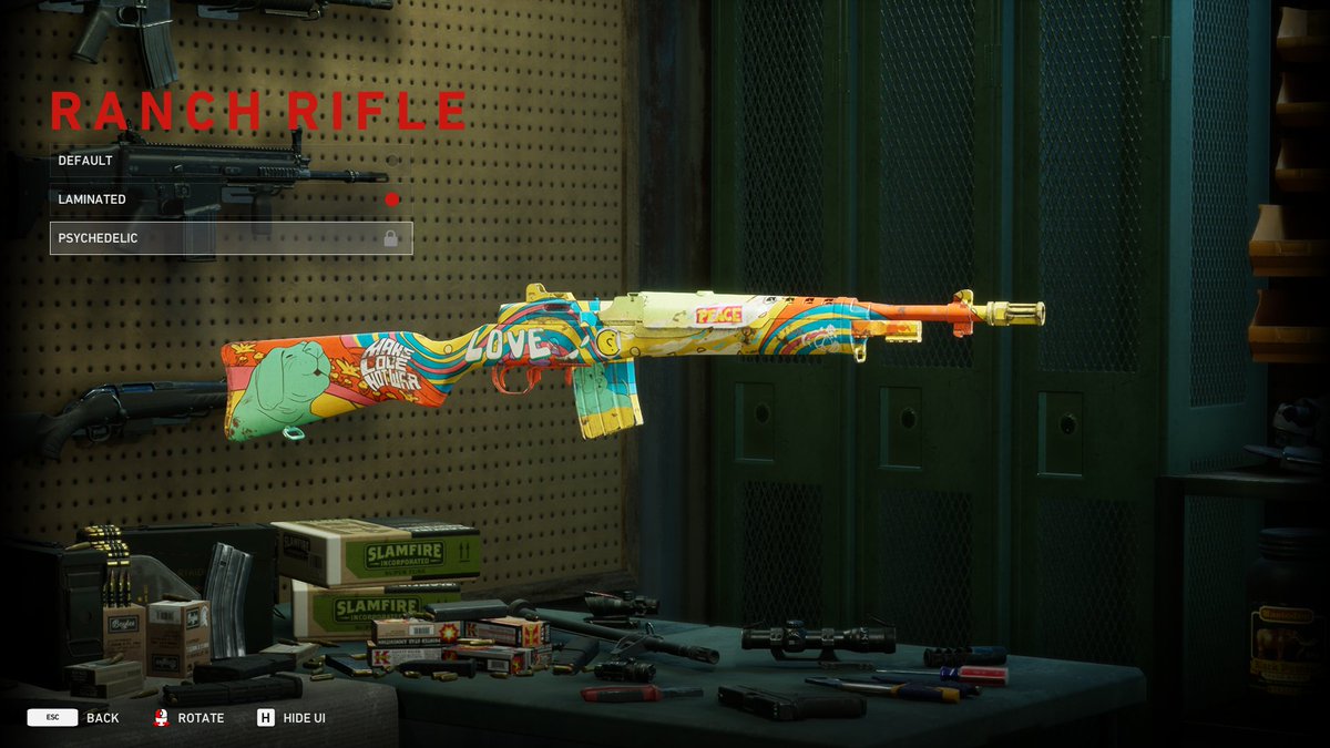 xostacyftw's tweet photo. The new @back4blood weapon customization skins are enough to make a grown woman cry. I am OBSESSED! #B4BToT https://t.co/VAp3EqTBlN
