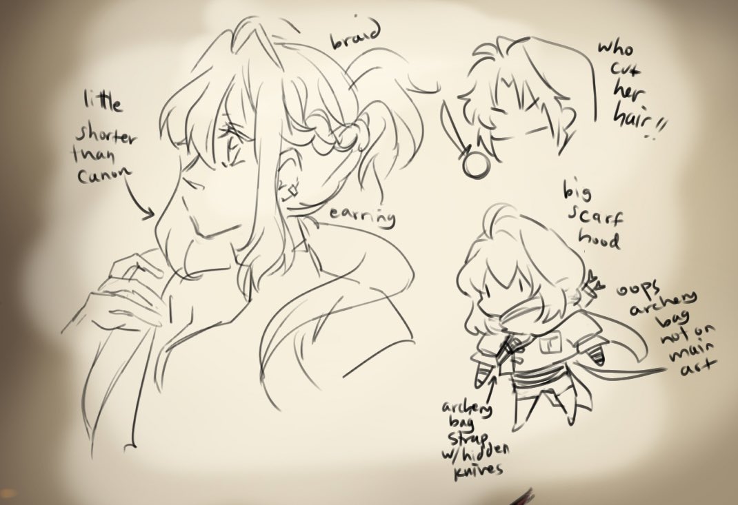 thinking of her as more behind the scenes like a strategist planning their next moves, but don't think you can catch her off guard she's a rly good archer don't mess w her rebellion boys 😡 