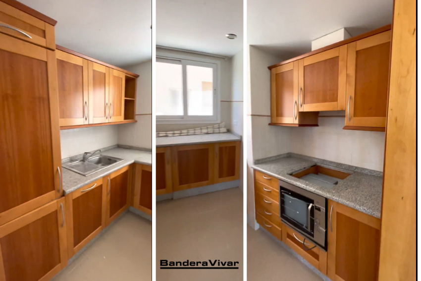 BanderaVivar's tweet photo. Antes VS Después 🔥 ¡Nuevo Proyecto! 👉 https://t.co/9H8pSiF0oS Vaya pasada de #Cocina. Con muebles blancos, encimera madera y electrodomésticos negros ¿Qué te parece el resultado? 🤔🗨️ https://t.co/nEGcYZ6erO