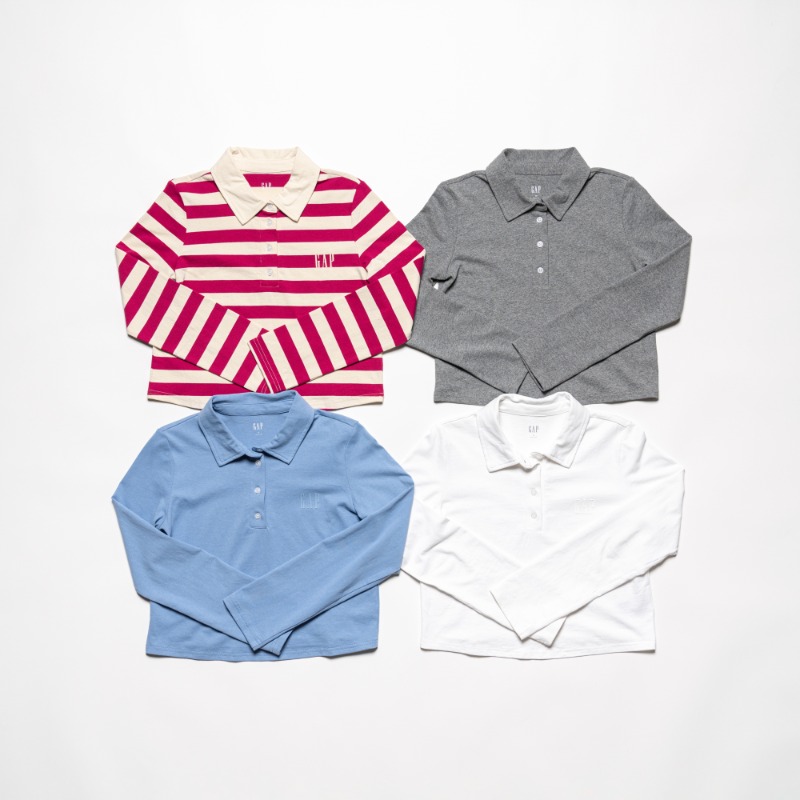 Gap_JP's tweet photo. ラガーシャツがスタイリッシュなトップスに♪シャージー素材のクロップドトップスは5色展開!スポーティに着こなして。
#TheNew90s #Gap #ラグビーストライプ #クロップドトップス
https://t.co/pEwBk2pQlO https://t.co/DYQUkFUQic