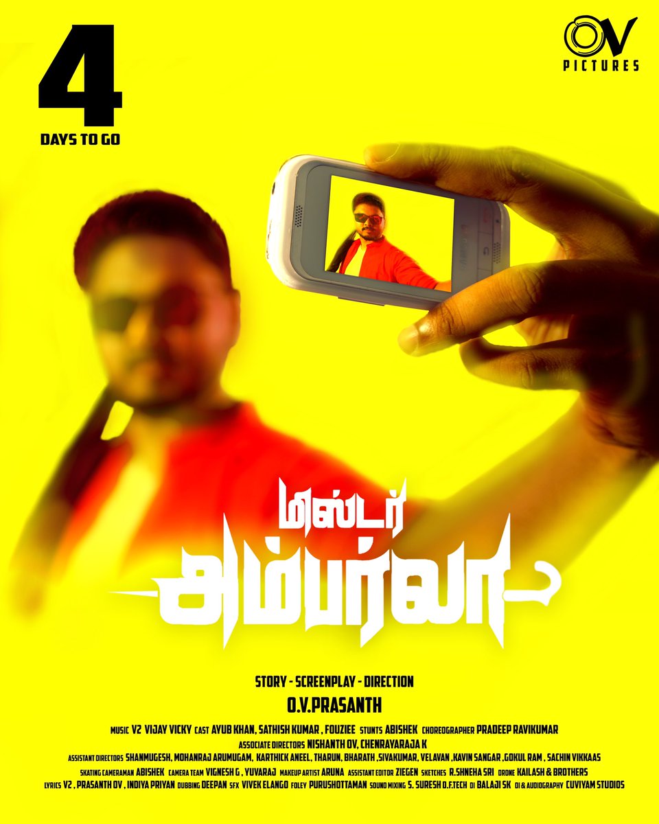 prasanthov's tweet photo. 4 Days to Go !
Mr.Umbrella Pilot Trailer
https://t.co/xLo9kC8QgV https://t.co/iOFIr7ERJH