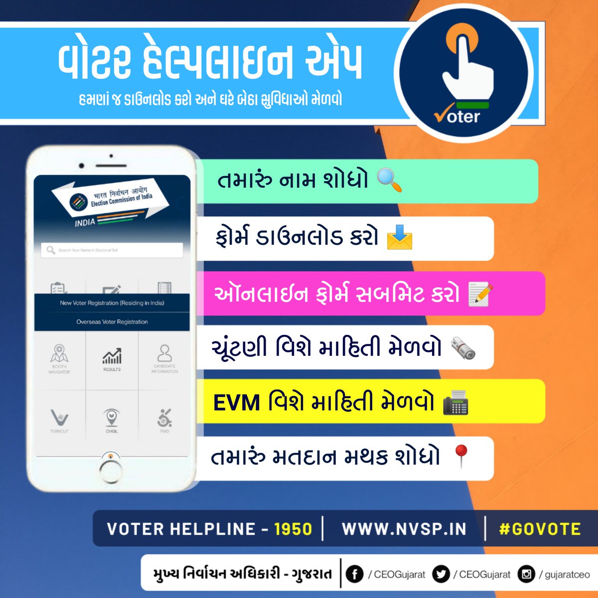 Chief Electoral Officer, Gujarat tweet media