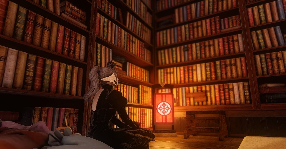 CordieFFXIV's tweet photo. #TheLoftyLibrary has to be one of my favourite hideaways. I miss the serenity already. 📚🌿
#FFXIV #FF14 #GPOSERS #NenekoColorS https://t.co/nJQZ7D8UZM