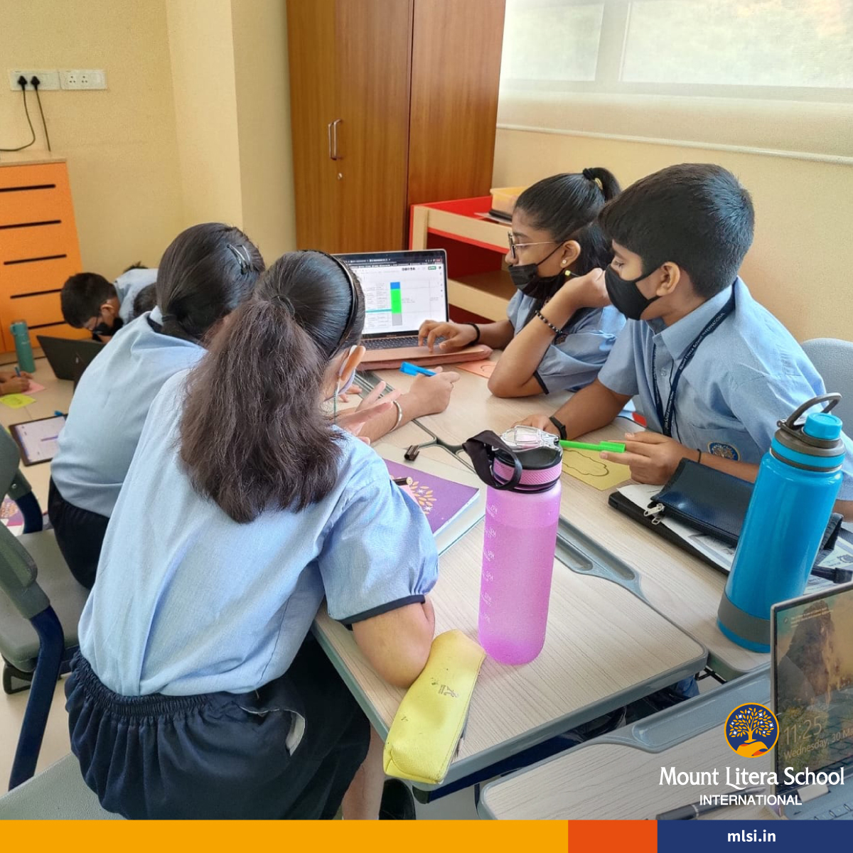 As part of the Service as action initiative, MYP 1 #Students had an interesting #Collaboration, as all three #Language sections [French, Spanish &amp; Hindi] came together to label the entire #School. 

#MLSI #IBPYP #IBMYP #IBDP #InternationalBaccalaureate #Education #MLSIRocks