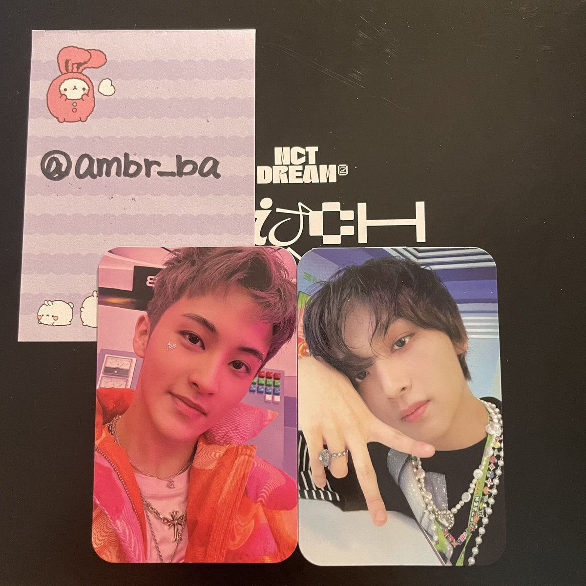 ambr_ba's tweet photo. wtt/nfs nct dream glitch mode md

have: mark , haechan deluxe box pc

want: jeno / jaemin

USA only https://t.co/ZQn5RSEww8