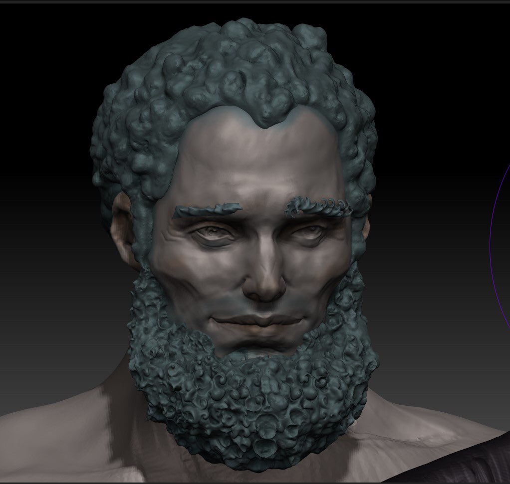 Little sketch in between commissions :-) #3dmodeling #sculpture