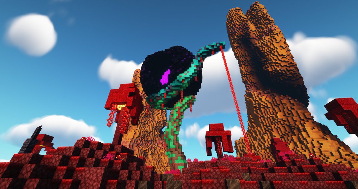Xander_Builds's tweet photo. #Minecraftbuilds #Minecraftbuild #minecraft A Nether portal build for a server. https://t.co/AnGVY8wOHB