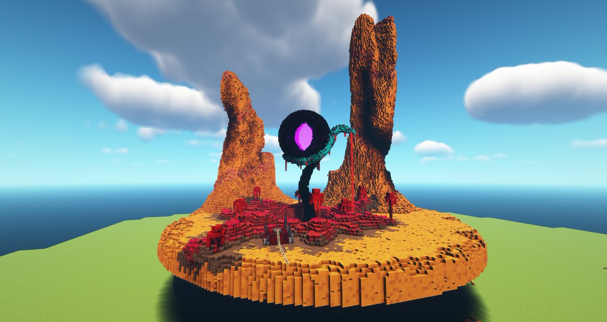 Xander_Builds's tweet photo. #Minecraftbuilds #Minecraftbuild #minecraft A Nether portal build for a server. https://t.co/AnGVY8wOHB