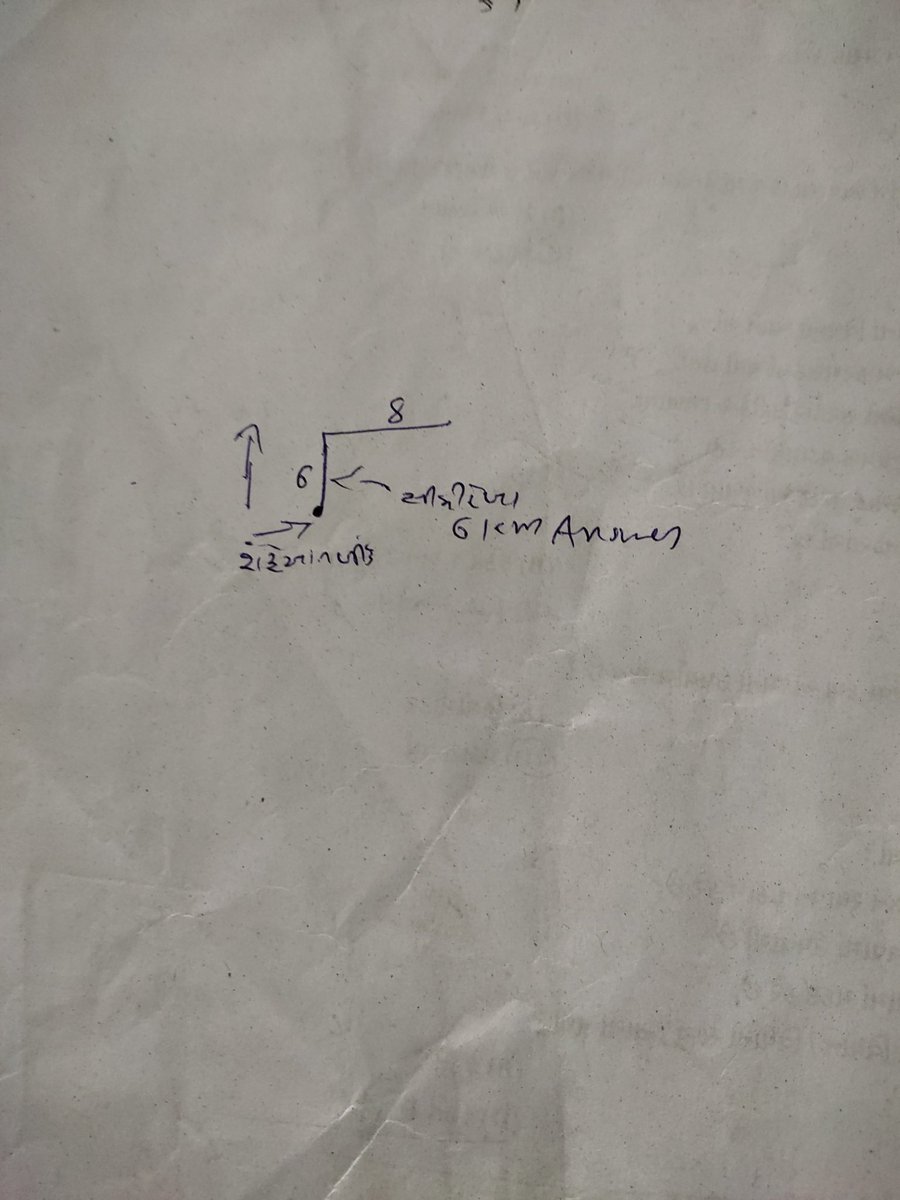 vijayk__'s tweet photo. @Hasmukhpatelips Mcq no 91 starting point thi sidhi rekha kidhu che to tema sidhi rekha ma 6 km j antar kape che

Starting point thi hal ktlo dur kye to j option D ave

So sir Plz option A and option D bey manya rakhva vinnati

Raise objection ma submit na thatu hovathi comments ma focus krjo plz https://t.co/S2mjl5bach