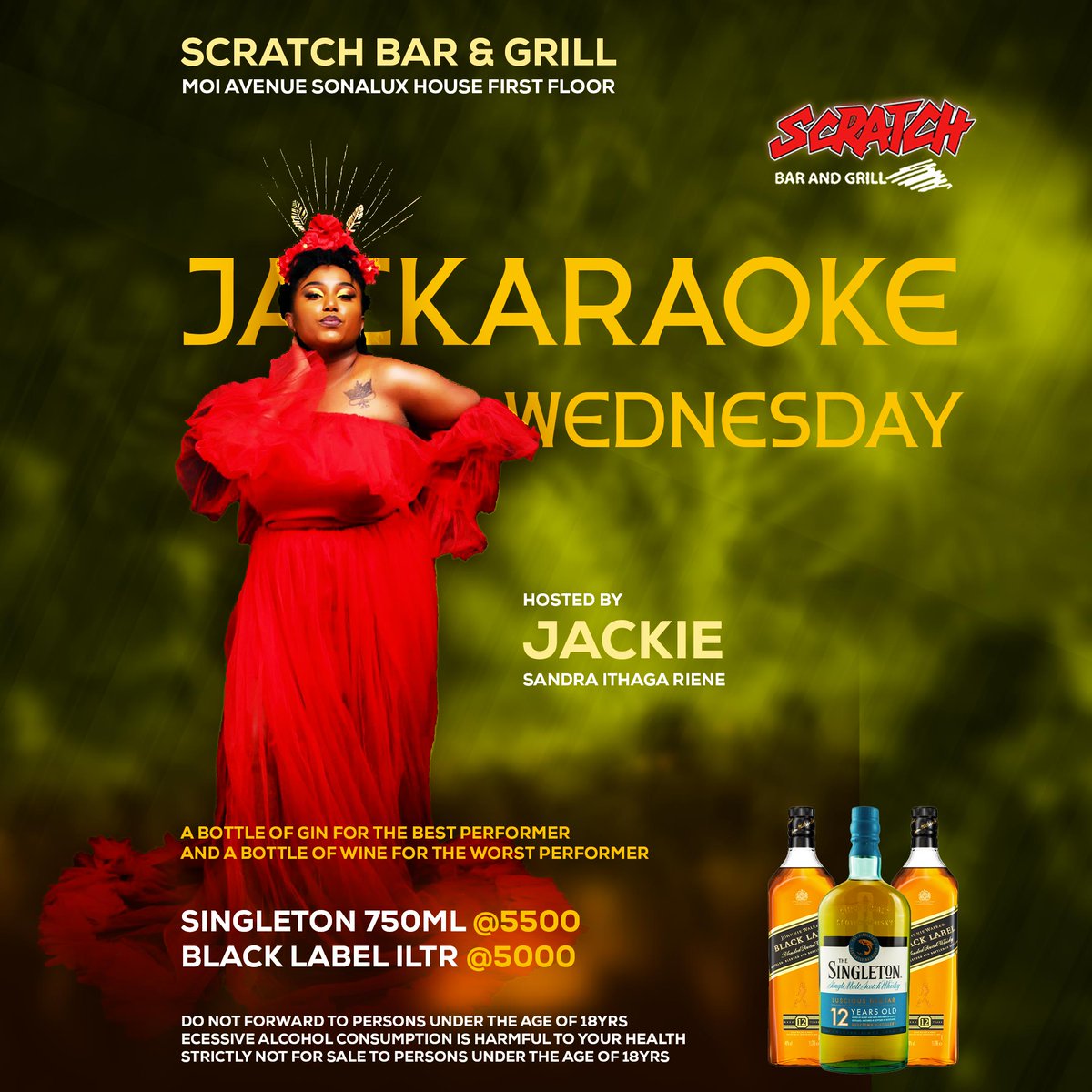 scratchbar254's tweet photo. We call it the "JACKARAOKE WEDNESDAY." Its Ecstatic.🔥 Thanks to you for allowing us to give you the Best of what Entertainment has to offer. 🙌. See you again tonight for another great show....Hosted by Sandra Githeca ithaga riene https://t.co/ST3InYoihx