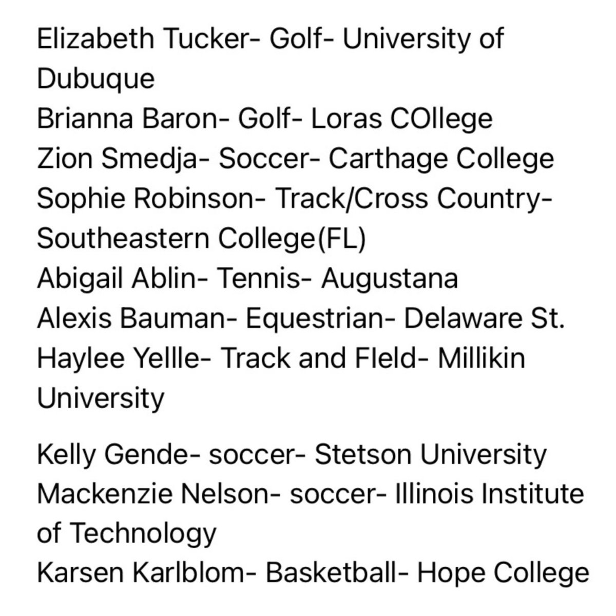 Congratulations to our <a href="/PrairieRidgeHS/">Prairie Ridge H.S.</a> student athletes who signed their collegiate letters of intent today. Very proud of you all. Go Wolves!
