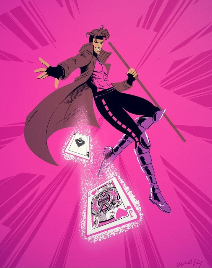 OsFabulososXMen's tweet image. GAMBIT  ⚡
#art by @waldoIRBY 🖋
#Xmen #Marvel #marvelcomics #XMen97
