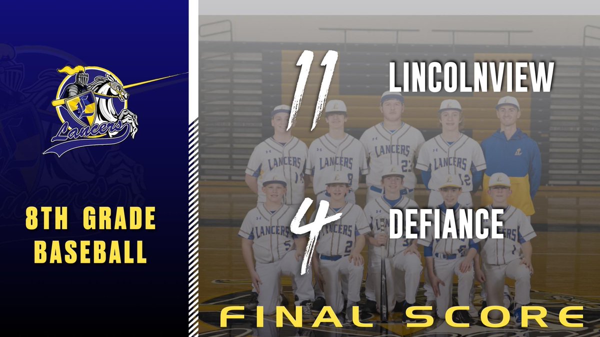 k2thap1983's tweet photo. Great @LVJH_BASE 8th win over Defiance 11-4. @chayse_113 was phenomenal on the mound as SP. @GavinEv23857268 was great in 3 innings of relief (K Video). @HoldenPrice22 mashed a couple of deep doubles (video in comments). Fun class to watch. @Lancer_BASE 

#TheLancersAreComing https://t.co/1chdALUgbf