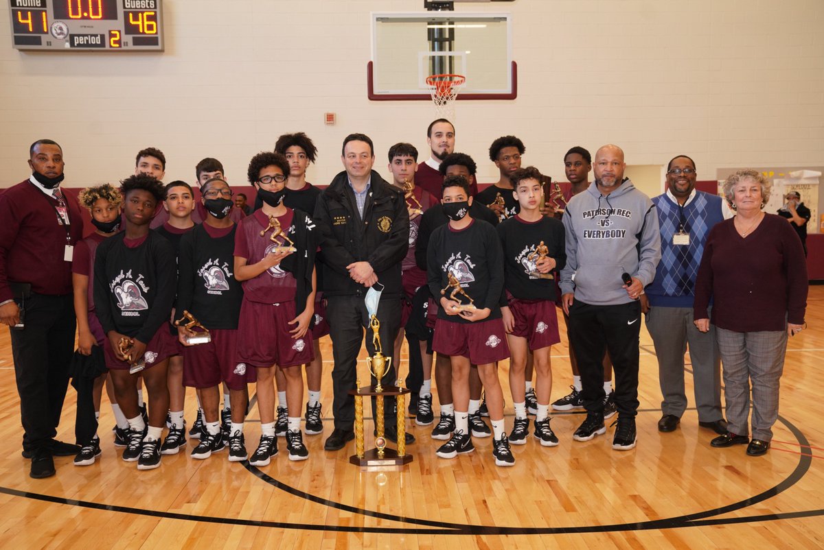 BenjieWimberly's tweet photo. Congratulations to College Achieve for winning the 2022 Taub Doby Basketball Championship! I also want to congratulate Joseph A. Taub School for having a great season! #TaubDoby #PatRec #PPS @PrincipalMills @Paterson_Public https://t.co/QsShmNotP4