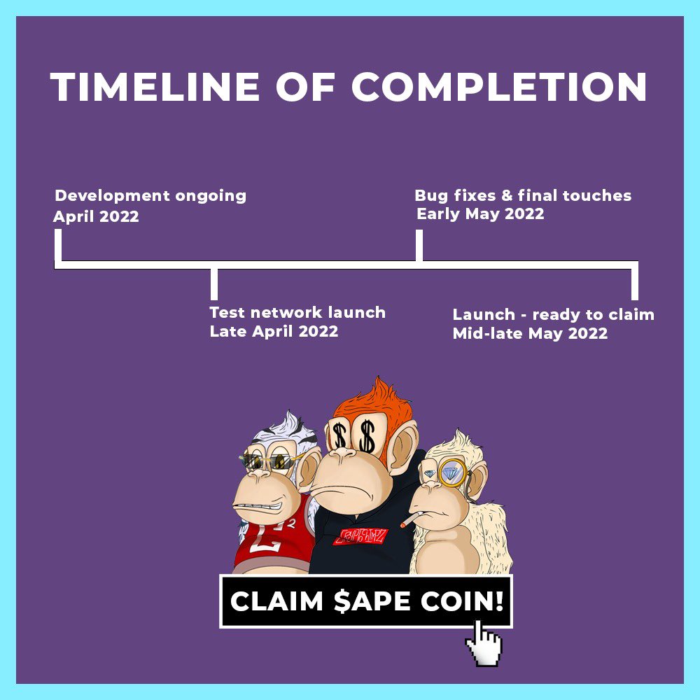 THE APECOIN CRAZE IS AT AN ALL TIME HIGH 👀🚀

Crypto Chimpz is pleased to announce STAKING where you can passively earn APECOIN simply by holding a CryptoChimp 👀 Yes you read correctly… APECOIN 🦧

We are super excited to see our community grow even more!
