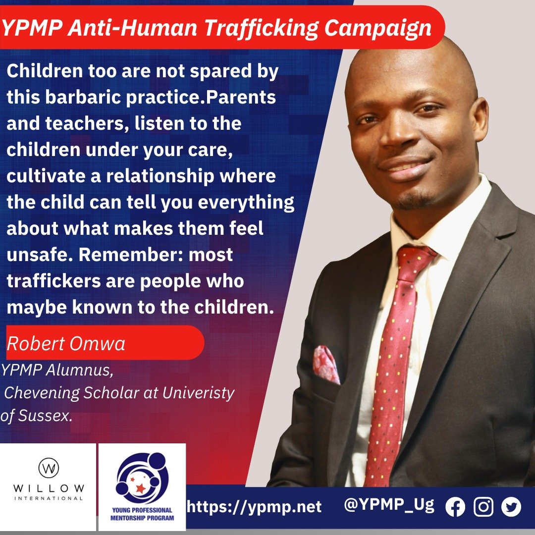 Igoye Young Professional Mentorship Institute (@ypmp_ug) on Twitter photo Remember, Children too aren't spared.
Are your children aware of Human trafficking ?
Take Action .
<a href="/RobertOmwa/">Robert Omwa,HSC</a> <a href="/MukisaPhiona3/">Mukisa Phiona</a> <a href="/ChaigaDestiny/">Destiny Gladys Chaiga</a> <a href="/timo_ug/">TIMOTHY ORIGUMISIRIZA</a> <a href="/charlotteajiko1/">Charlotte Ajiko</a> @OmoyaOyet <a href="/BrendahOlivia/">Olivia Brendah</a> <a href="/bkagaba1/">Kagaba Bonny</a> <a href="/AgnesIgoye/">Agnes Igoye</a> <a href="/ariongm/">Ariong Moses</a> <a href="/emmamutaka/">Emmanuel Mutaka πΊπ¬</a> <a href="/LugandaDavid/">Luganda David</a> <a href="/AnthonyWakabu/">Anthony Wakabu</a> Remember, Children too aren't spared.
Are your children aware of Human trafficking ?
Take Action .
<a href="/RobertOmwa/">Robert Omwa,HSC</a> <a href="/MukisaPhiona3/">Mukisa Phiona</a> <a href="/ChaigaDestiny/">Destiny Gladys Chaiga</a> <a href="/timo_ug/">TIMOTHY ORIGUMISIRIZA</a> <a href="/charlotteajiko1/">Charlotte Ajiko</a> @OmoyaOyet <a href="/BrendahOlivia/">Olivia Brendah</a> <a href="/bkagaba1/">Kagaba Bonny</a> <a href="/AgnesIgoye/">Agnes Igoye</a> <a href="/ariongm/">Ariong Moses</a> <a href="/emmamutaka/">Emmanuel Mutaka πΊπ¬</a> <a href="/LugandaDavid/">Luganda David</a> <a href="/AnthonyWakabu/">Anthony Wakabu</a>