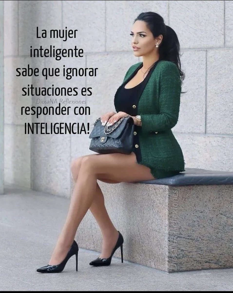 La mujer inteligente…