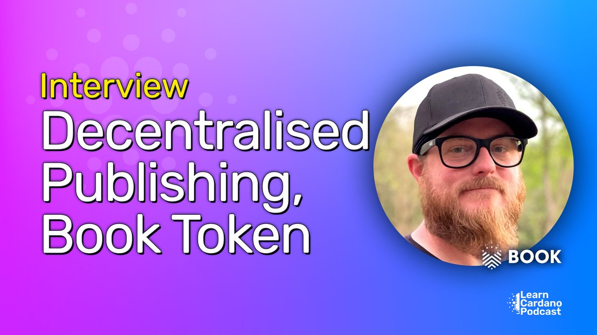 Learn Cardano: Courses, Tutorials, News & Podcast (@learncardano) on Twitter photo Interview with <a href="/BOOKtoken_io/">@Booktoken_io</a>
The team have worked in publishing for over a decade with major publishers & are tokenising the book publishing industry, connecting authors with readers & rewarding active readers. Own your books!
youtu.be/qbcH_UTHgaQ
#cardano #buildingOnCardano Interview with <a href="/BOOKtoken_io/">@Booktoken_io</a>
The team have worked in publishing for over a decade with major publishers & are tokenising the book publishing industry, connecting authors with readers & rewarding active readers. Own your books!
youtu.be/qbcH_UTHgaQ
#cardano #buildingOnCardano