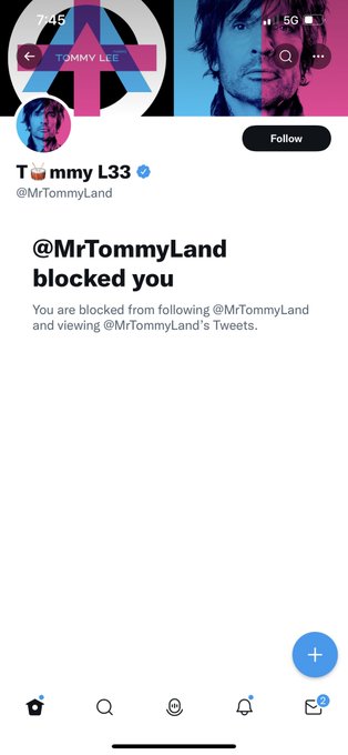 Just realized I&rsquo;m blocked by Tommy Lee 🧐  I&rsquo;ve never even meet the guy lol https://t.co/VlyXtieD79<a href="/tag/rideordie"class="tags"><span>#rideordie</span></a>