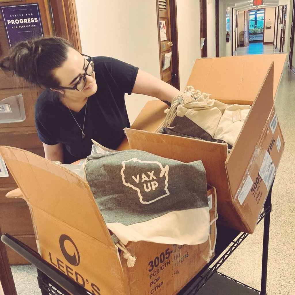 ringstadic's tweet photo. It's always fun to unbox things you've designed.
#VaxUpWI #VaccinesSaveLives https://t.co/fGoro1o2r9
