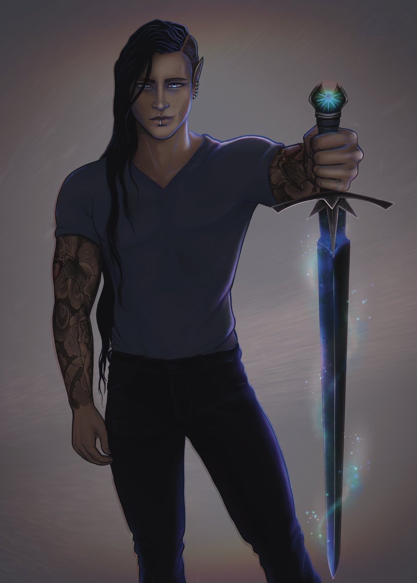 TeenyFletcher's tweet photo. Ruhn Danaan and the star sword 💫
I’ll never get tired of drawing #fanart of #sjm characters 💖
#ruhndanaan #princeruhn #cc2 #houseofskyandbreath #SarahJMaas #sjmfanart #crescentcity https://t.co/GBuqiwHsMD