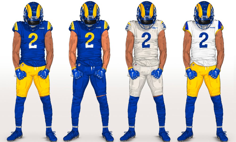 Rich Hammond on X: The Rams allowed this year's new uniform to