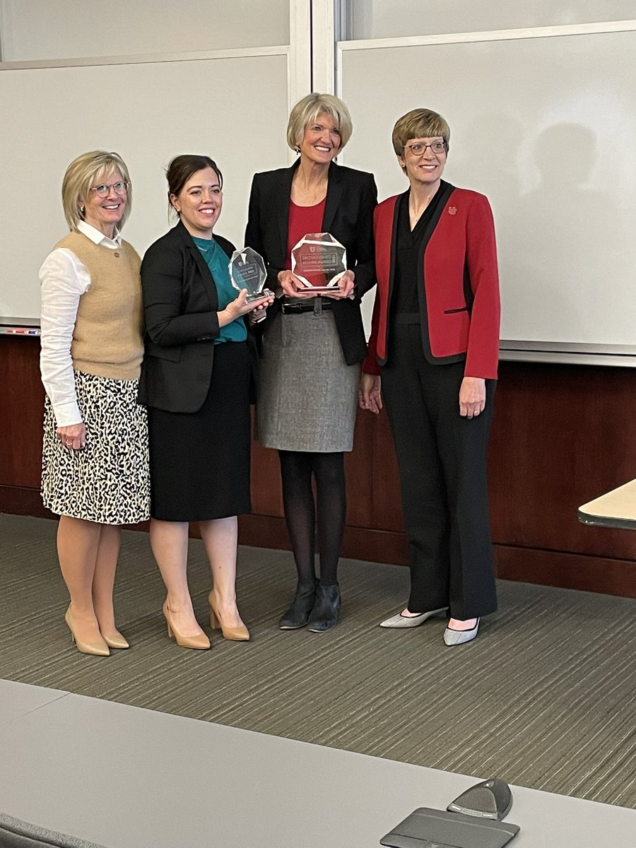 hamiltonmarty's tweet photo. So proud of my wife @JennyPedsNP for receiving the Young Alumni Award from the @uofunursing Young Alumni Award! https://t.co/VrdIbXuJC5