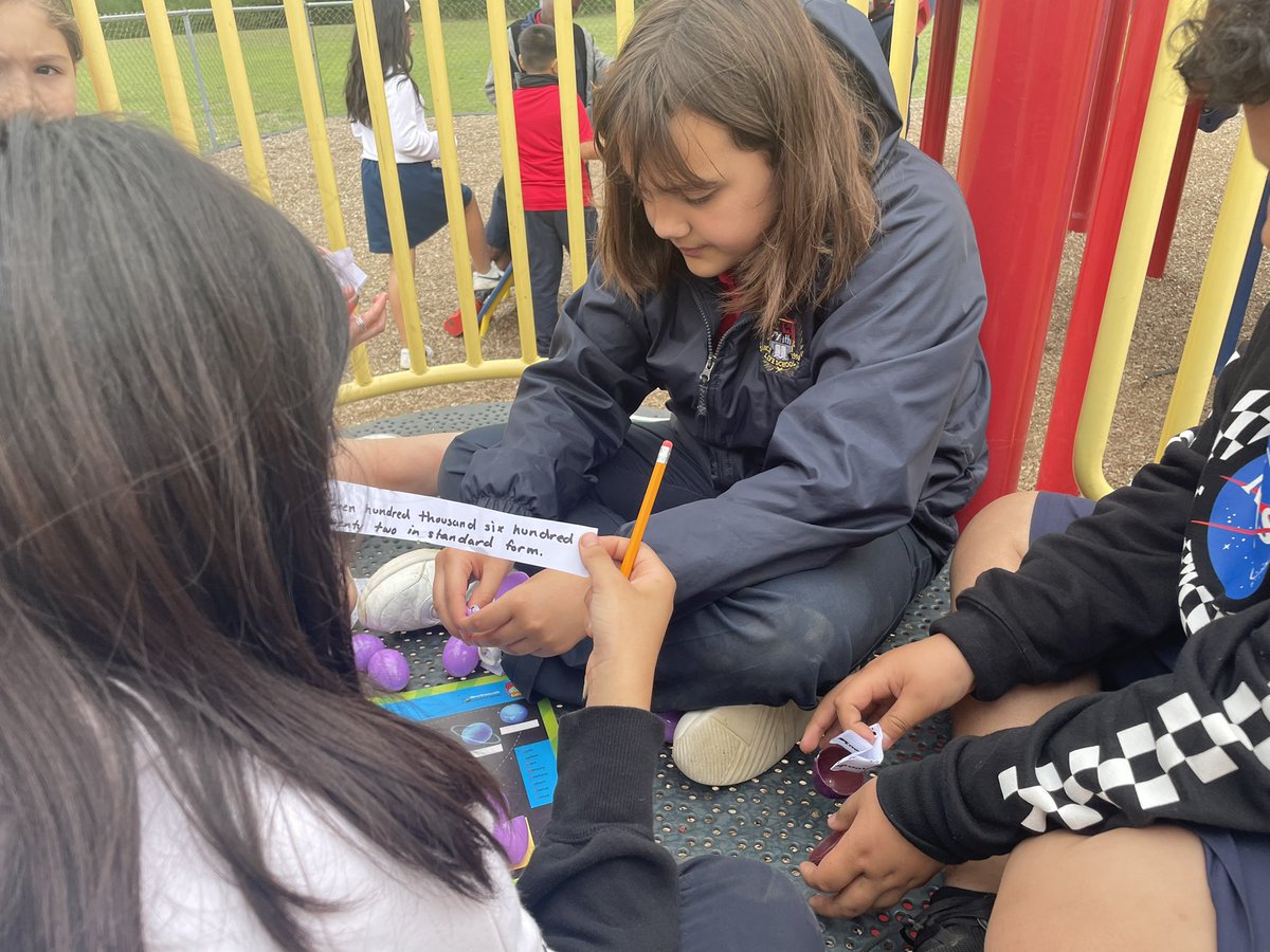 YFMTImaniB's tweet photo. Ended the day with a math problem Easter egg hunt. We work hard, we play hard! ππ¦
π #lsmc #lifeeagles #4thfun #lifeleaders https://t.co/pUQi10Mo5z