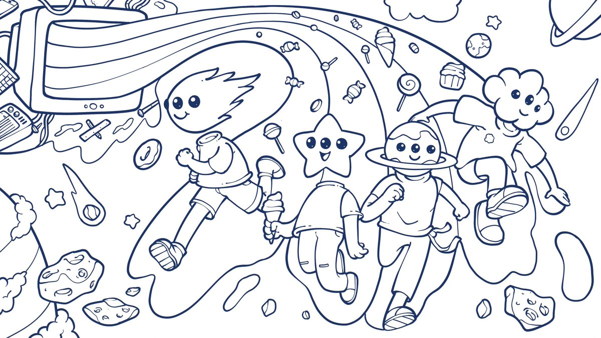 cartoonsnft's tweet photo. want a chance to win some merch, toons, and other prizes? get ready cause it’s contest time! ⏰ 

for the whole week we are holding a coloring page contest! post your entries to twitter, tag cartoonsnft &amp; use #cartoonscolorcontest 🎨

join our discord for more info https://t.co/nIBcMcAgv9