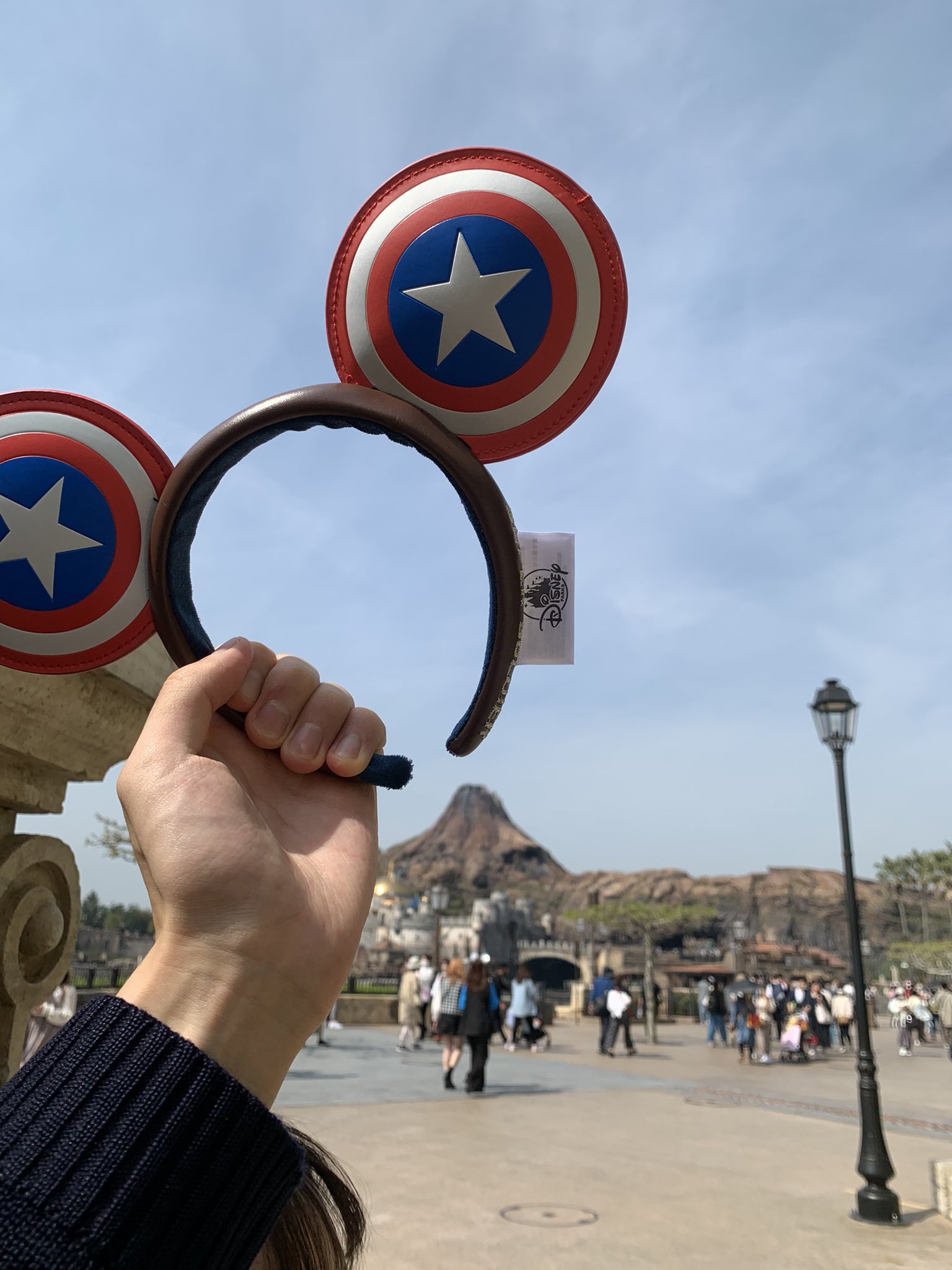 海外ディズニー限定】MARVEL キャプテン・アメリカ 国旗風