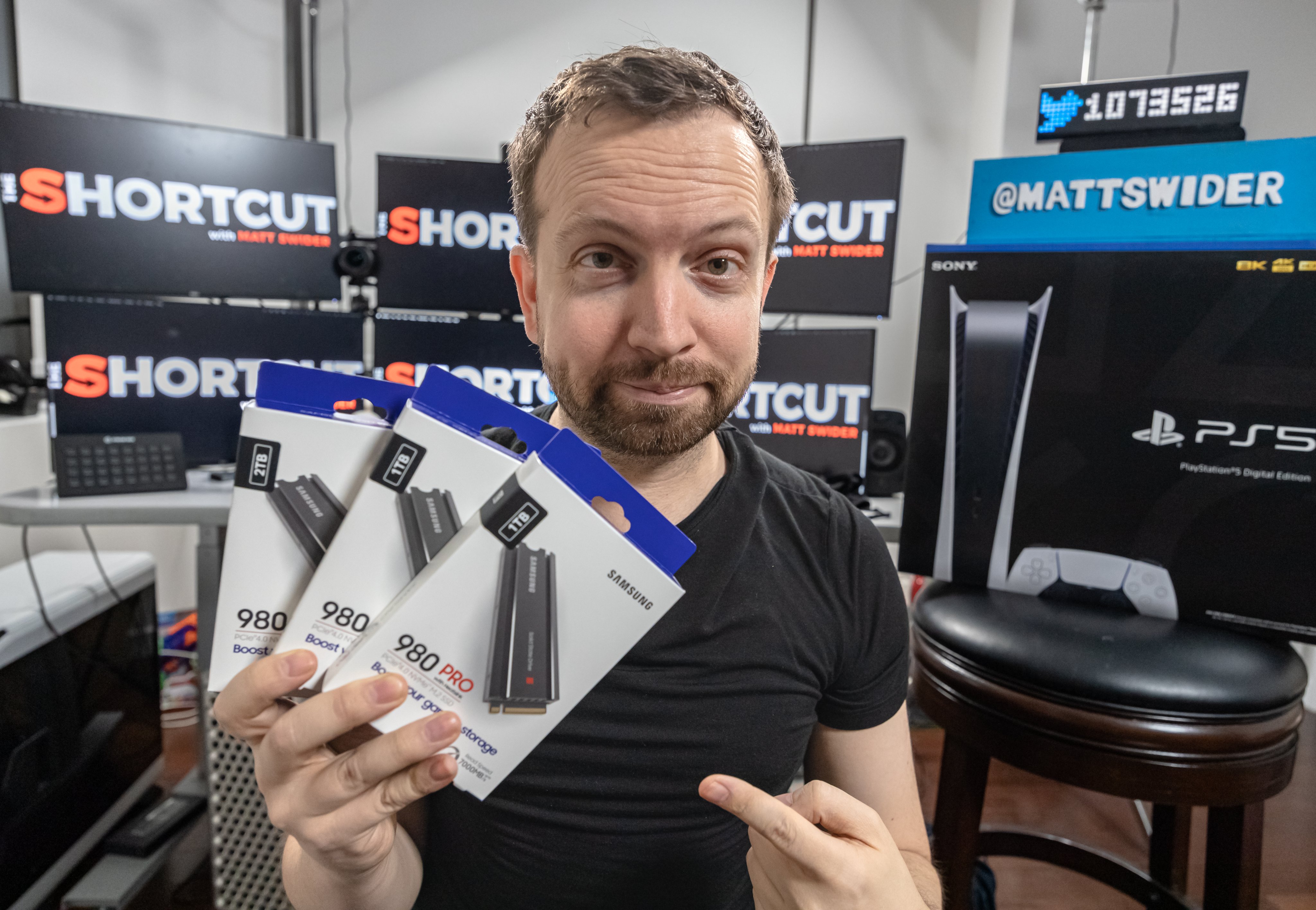 Matt Swider (once-a-day tech deals @ The Shortcut) on X: Thank you, 1M  Twitter followers and  subscribers (FREE or paid  really helps me). In April, I'm giving away: ✓PS5 Digital ✓3