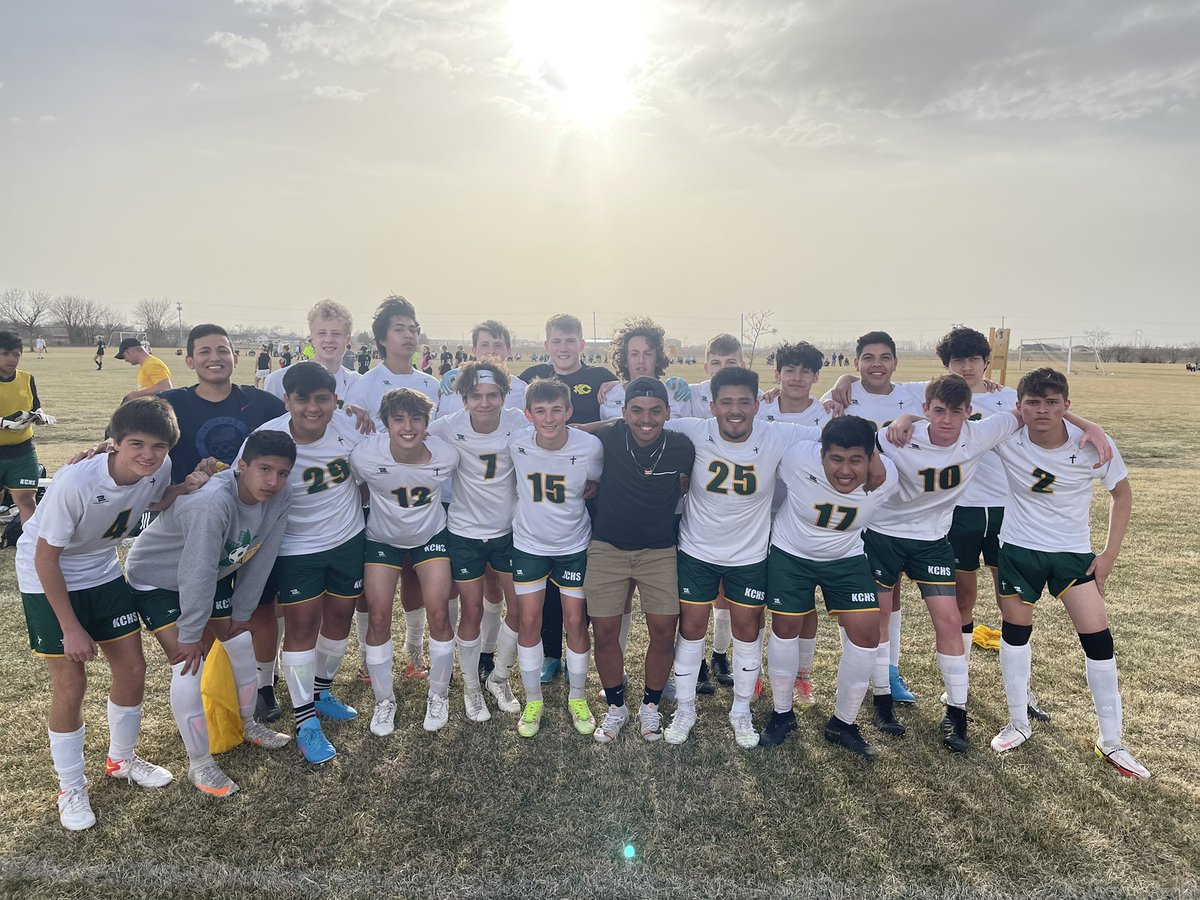 KCHS_BoysSoccer's tweet photo. Tonight’s player of the game goes out to the entire KCHS Boys soccer team the hard work this team did for 80 minutes had all coaches proud and couldn’t pick one player this was an entire teams effort! Congratulations boys let’s rest and get back to work tomorrow! https://t.co/SoiHfFquOD