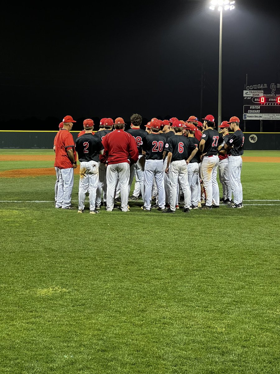 KatyHSPrincipal's tweet photo. After the win tonight against Cinco Ranch, Coach McPherson let his team know that he will be retiring at the end of the season. Congratulations on an amazing career! https://t.co/0C7ziw8PUr