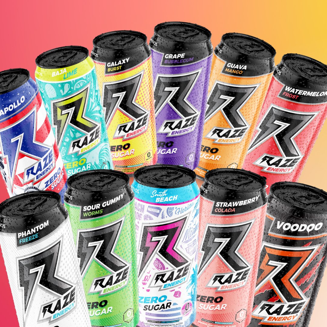 Raze Energy Flavor Descriptions Raze Energy RTD Drinks by Repp Sports