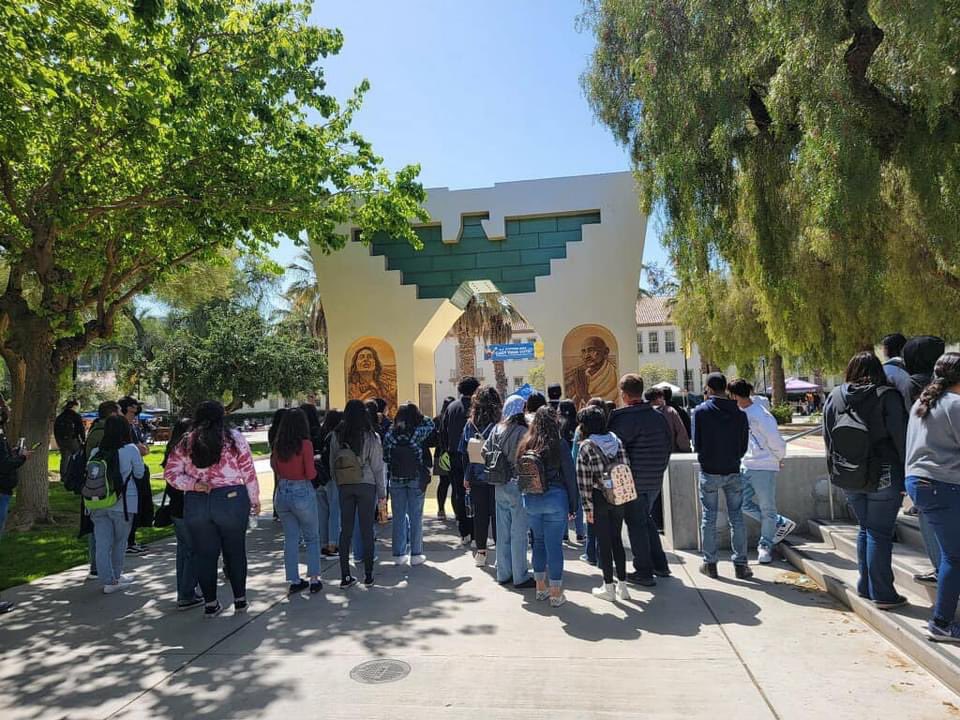 TFHECommunity's tweet photo. It might be spring break last week, but our students have college on their minds! We had a great time visiting San Jose State University part of our college tours. @SJSU https://t.co/8DMgY4a552
