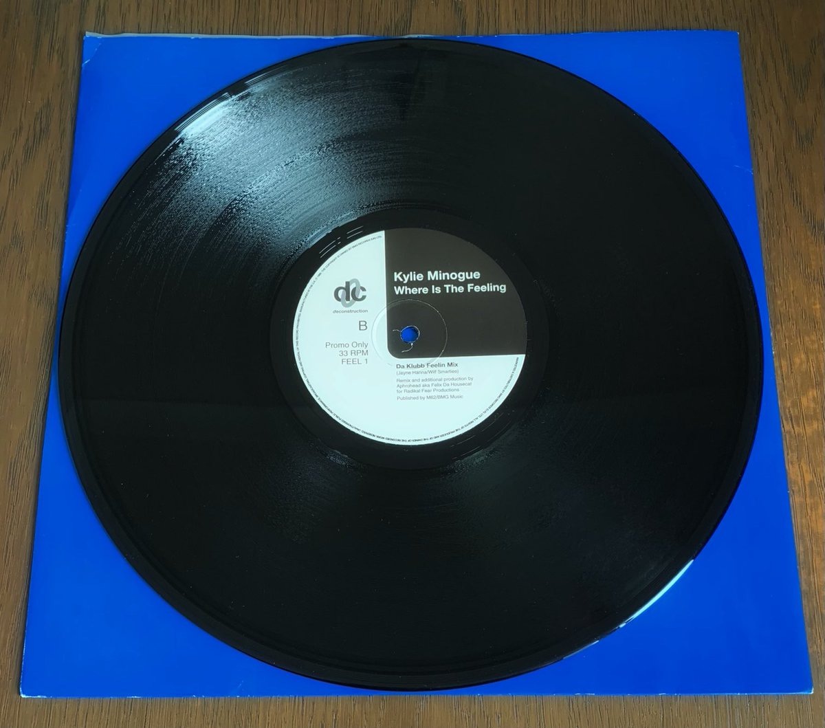 spjury's tweet photo. #KylieMinogue Where Is The Feeling. 1995 2 track promo 12β - the latest addition to my #KylieCollection. In amazing condition for its 27 years, vinyl looks barely played. The epic 13 min 31 sec BIR Soundtrack is one of my all-time favourite remixes. πΆπΊπ₯π #Vinyl #PromoVinyl https://t.co/w4fgLpfisG