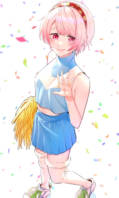 チア夏川先輩
君に手を振っています 
