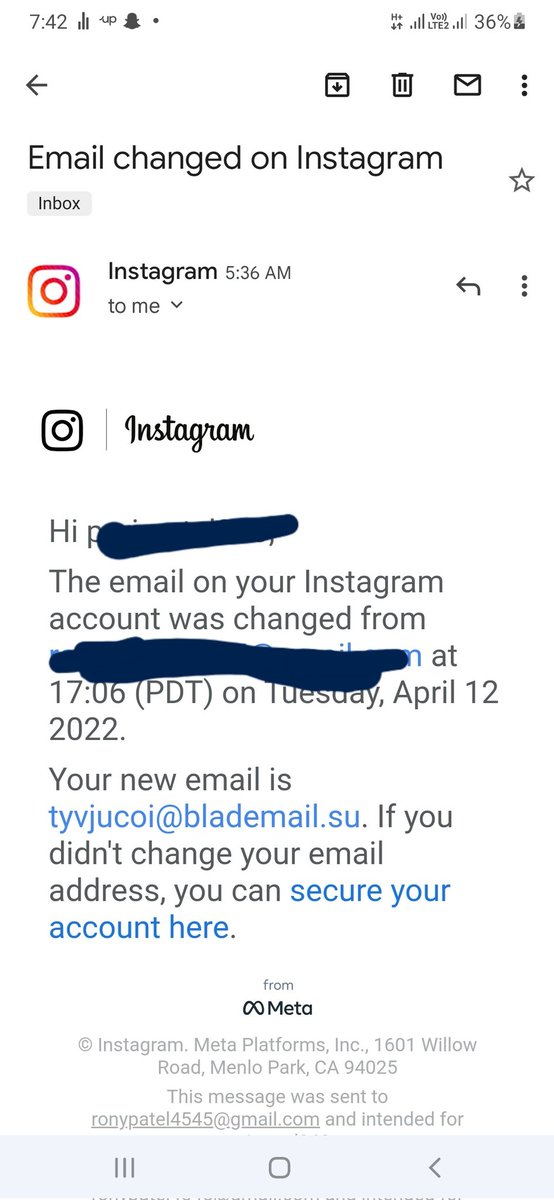 imKkoyani's tweet photo. Hello Instagram 
I wake up and i seen my mail and i watch my Instagram account and i seen my Instagram was hacked and some one accessing my Instagram account so please help me to i get my Instagram
@instagram @Meta @Facebook @fbsecurity @MetaNewsroom #instagram #meta #facebook https://t.co/MO0jJEdPYg