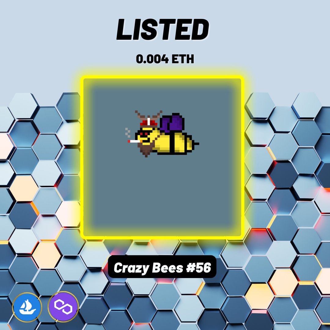 BeesCrazy's tweet photo. Crazy Bees #56 is available on  @opensea 
Crazy bee armies that are heading out to reach holy pollen. 

🔻Rarity 1/1 🐝

🔻Buy Here👇🐝
https://t.co/WrJ3YGTkfg
 
#nft #nftart #nftcollector #NFTartist
#NFTs #nftcollectors #nftartgallery #NFTdrop #nftcollectibles #cryptoart https://t.co/cYzbfB1icL