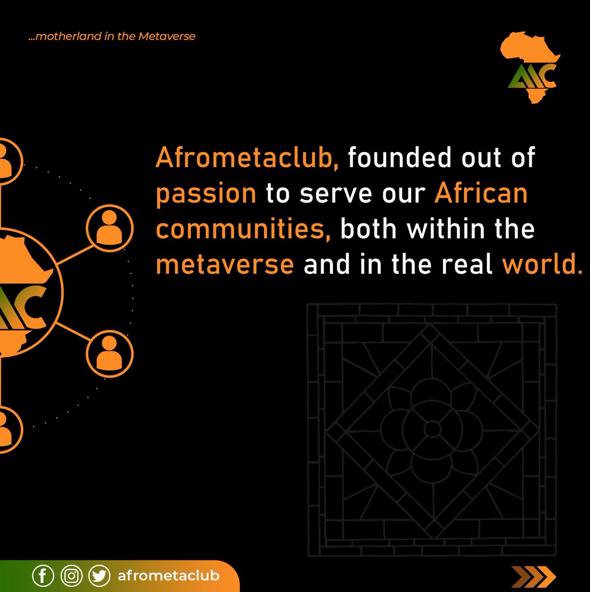 AfroMetaClub's tweet photo. AfroMetaClub founded with the passion to serve African communities 🥁🪘 https://t.co/vtiCVJo2KW