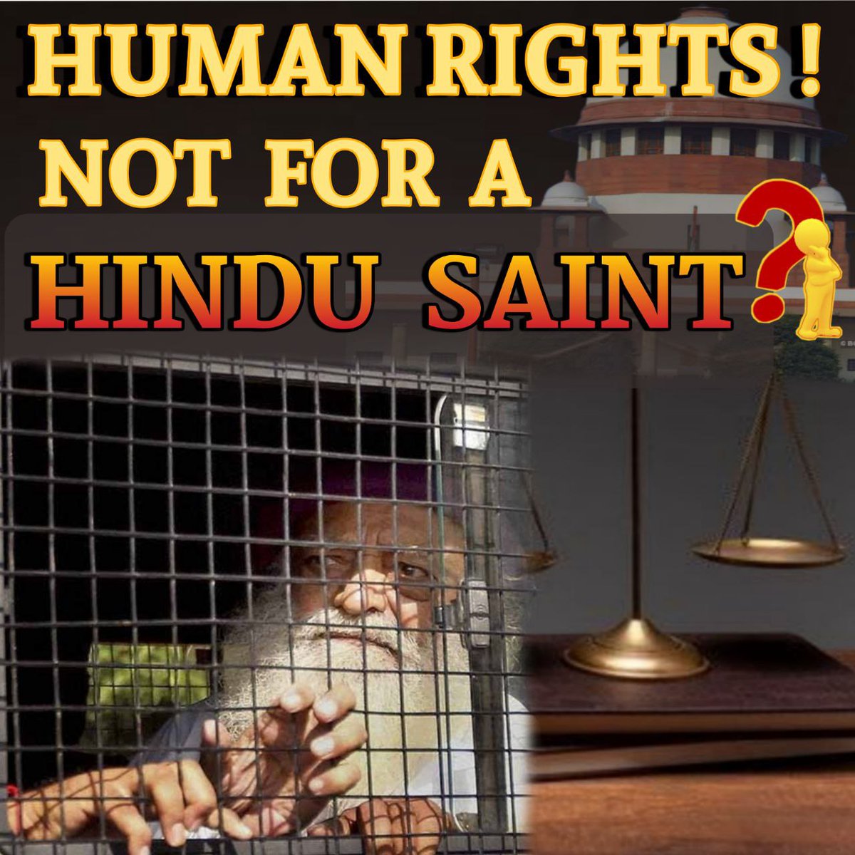 <a href="/asharamjibapu_/">Sant Shri Asharamji Bapu</a> सनातन धर्म के प्रचार प्रसार में जिन्होंने पूरा जीवन न्योछावर कर दिया ऐसे Sant Shri Asharamji Bapu को षड़यंत्र करके जेल भिजवाया, वहाँ भी उनको #मौलिक_अधिकारों_से_वंचित रखा गया है। Janta Kee Awaaz है कि बापूजी को शीघ्र न्याय मिले।
Right to Justice