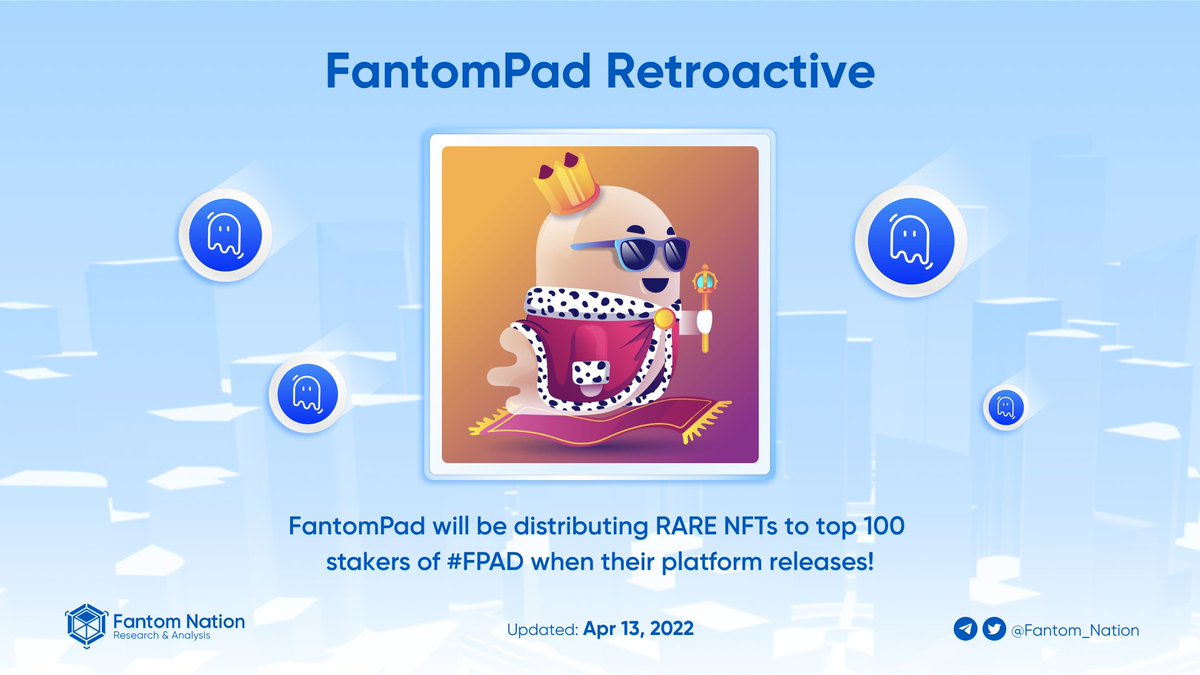 SonicNation_'s tweet photo. So exciting!!!
@TheFantompad will be distributing RARE NFTs to top 100 stakers of #FPAD when their platform releases!
Can't wait for that!
#Fantom #Fantompad #crypto #staker #cryptonews https://t.co/nwoecIllbI