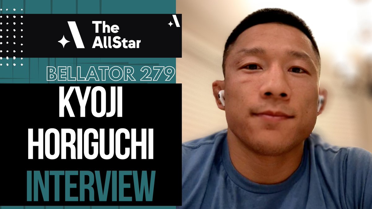 KoreanJohn_'s tweet photo. Caught up with former Bellator/Rizin bantamweight champion Kyoji Horiguchi for @TheAllStarSport ahead of his bout with Patchy Mix at #Bellator279. 

Horiguchi expecting a tough fight against Mix, says he is open to mixed rules rematch with Tenshin

📺 https://t.co/eSdL7UYU7M https://t.co/9RIPmfhfpu