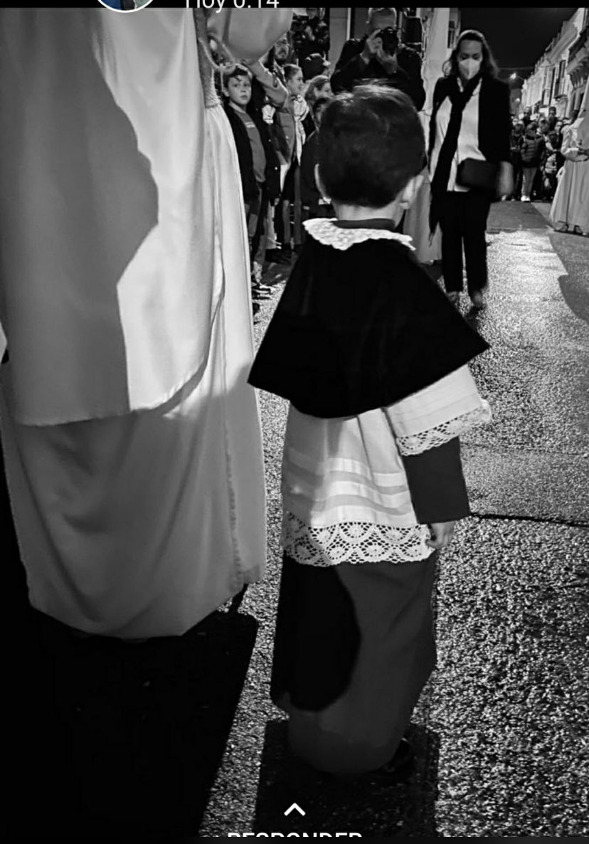 El primer monaguillo, el mío