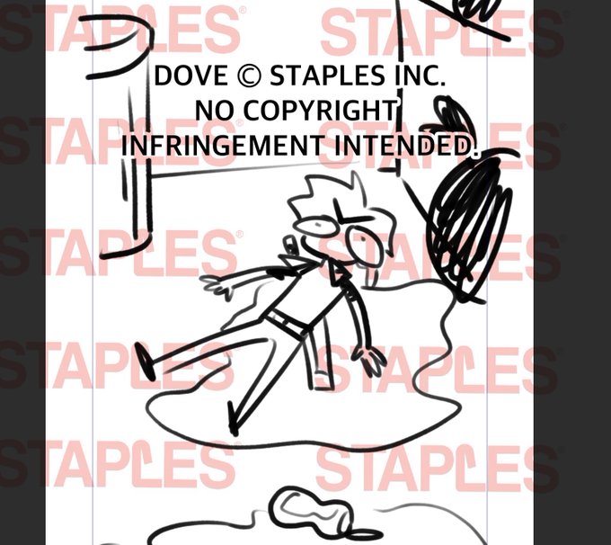 I FORGOT TO UPDATE THIS anyways apparently Dove is copyright to Staples(tm) or just anime in general (?) https://t.co/aWz27G7aZn 