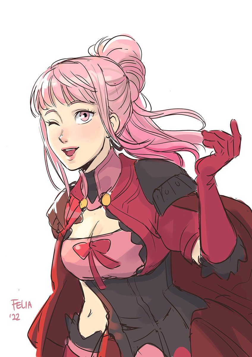 ヒルダ=ヴァレンティン=ゴネリル 「Hilda Hilda Hilda💕
Our favorite delicat」|felia 🌷🌟のイラスト