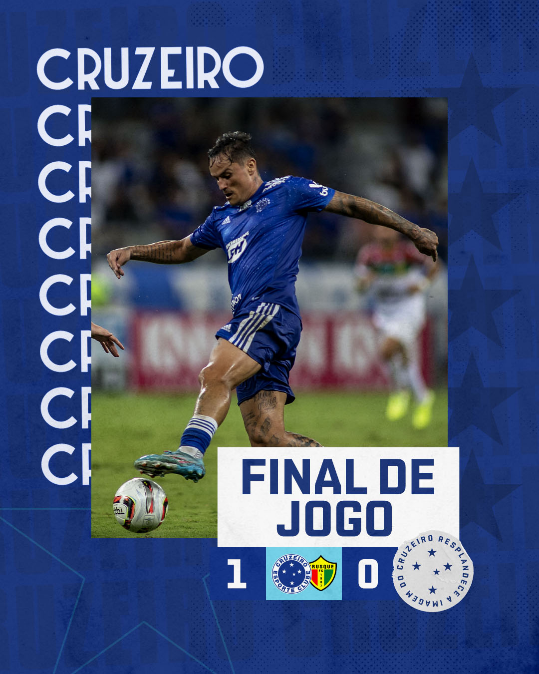 Cruzeiro Esporte Clube - AMANHÃ TEM #CRUZEIRO, NAÇÃO AZUL! 🔵⚪🦊 Vamos com  tudo para o jogo porque só os três pontos nos interessam. Bora buscar a  reabilitação no @Brasileirao! Bora jogar juntos