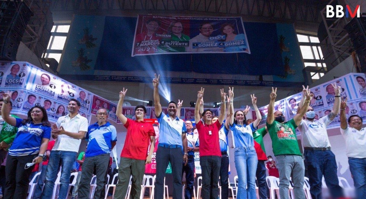 bongbongmarcos's tweet photo. Isang taos pusong pasasalamat sa lahat ng mga taga-Ormoc na sumama sa aming Grand Rally, lalo na sa aking mga kaibigan na si Mayor Richard at Congresswoman Lucy sa napakagandang pagsalubong. https://t.co/8dZjUxe2mj